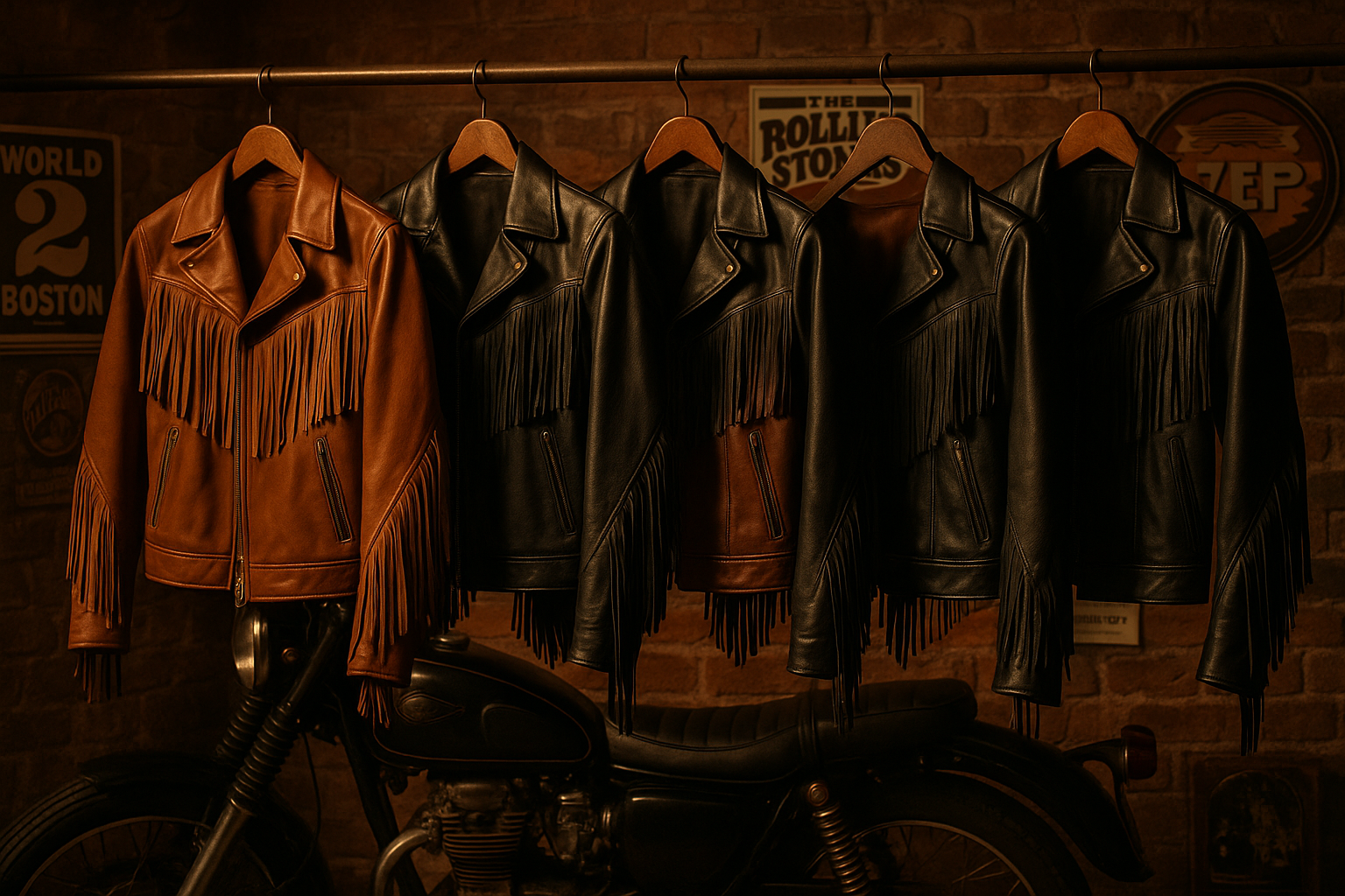 Fringe Leather Jackets: Retro Comeback